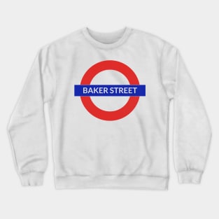 Baker Street  -- Faded Style Aesthetic Crewneck Sweatshirt